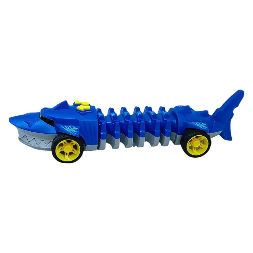 Köpekbalığı Araba - Otomatik Hareketli Sesli Işıklı 32 cm - Mi Köpekbalığı - 1 ADET
