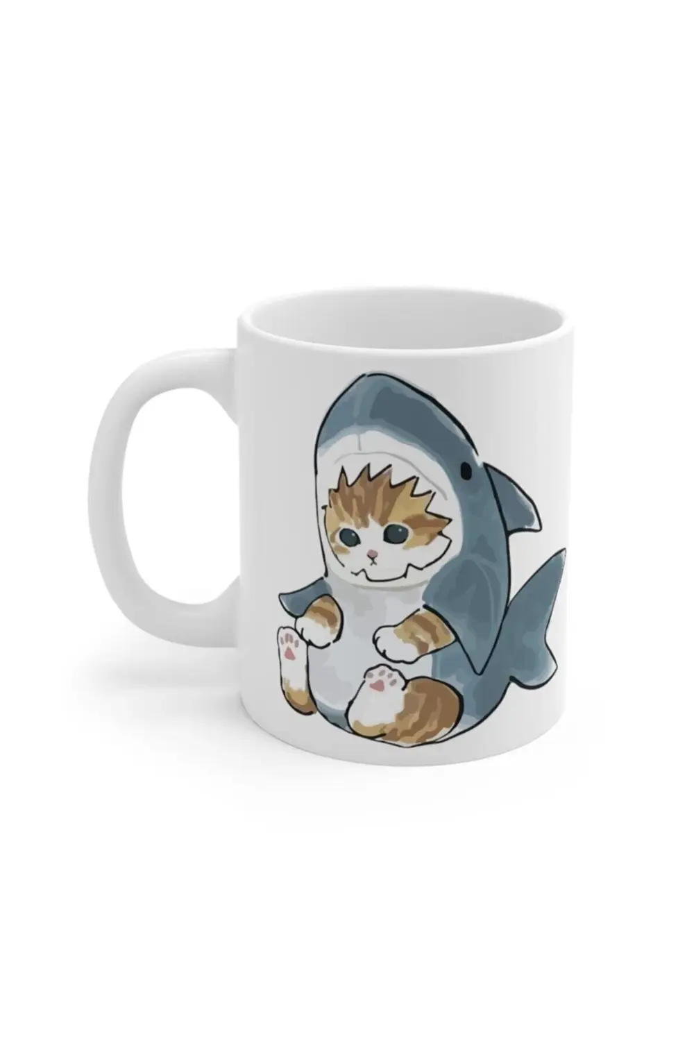 Köpekbalığı Baskılı Kupa Bardak