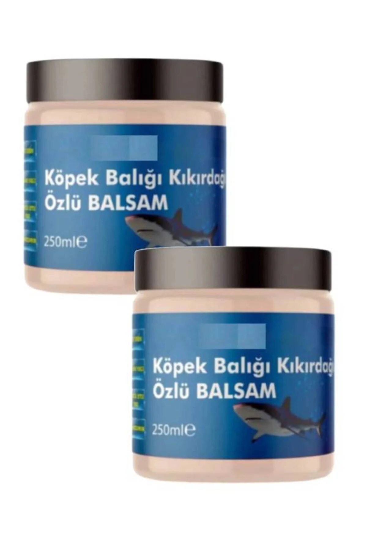 Köpekbalığı Kıkırdağı Kremi Balsam — Eklemler ve Kas Ağrıları İçin Yüksek Etkili Rahatlatıcı 250 ml 2 Adet