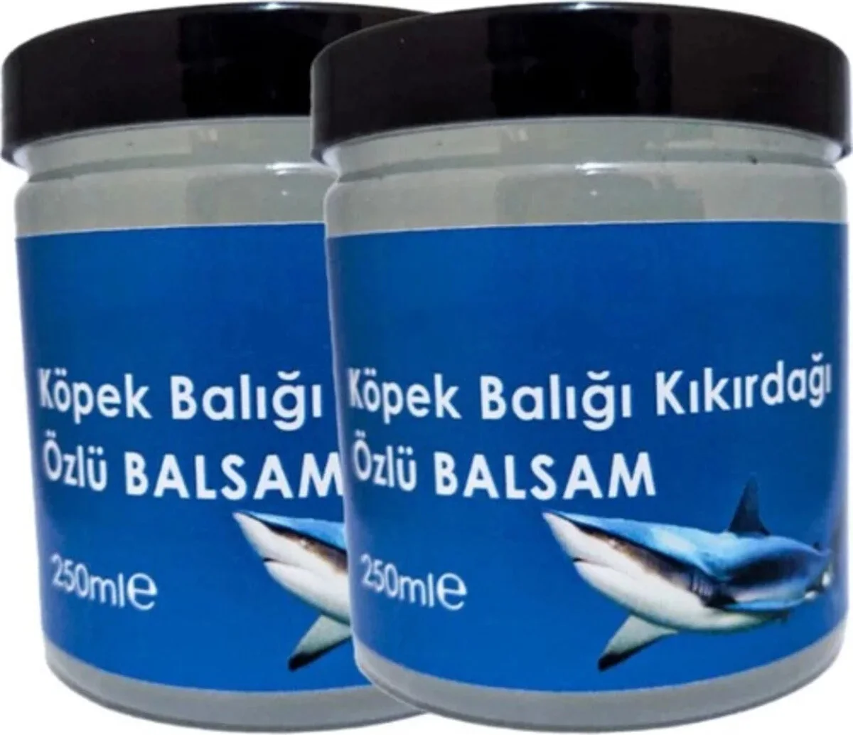 Köpekbalığı Yağı Kremi 250 ml – Cilt Bakımında Doğal Güç, 2 Adet