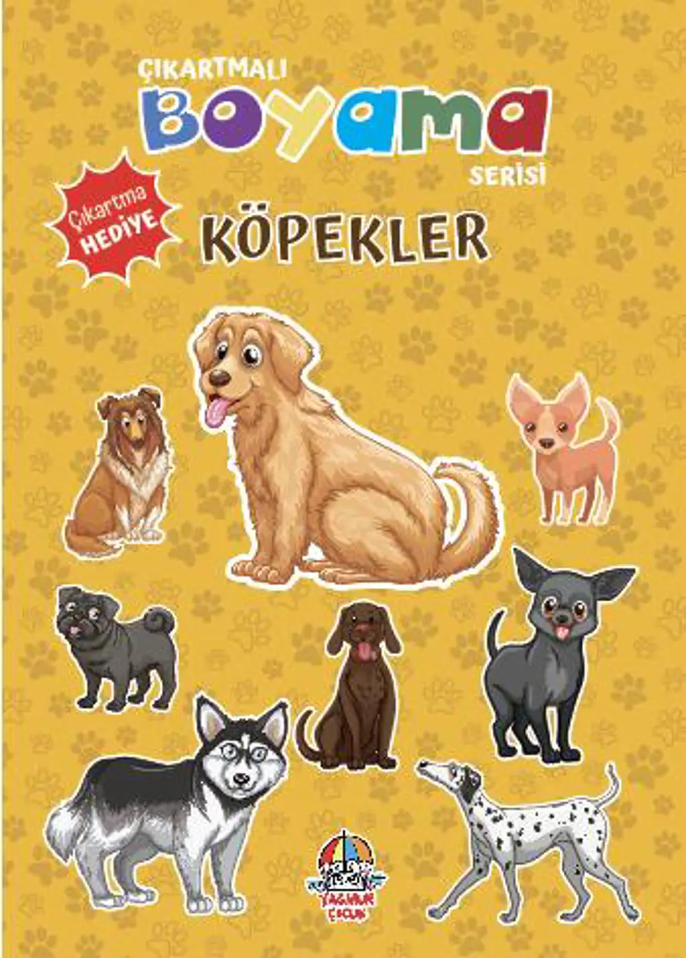 Köpekler-Çıkartmalı Boyama Serisi