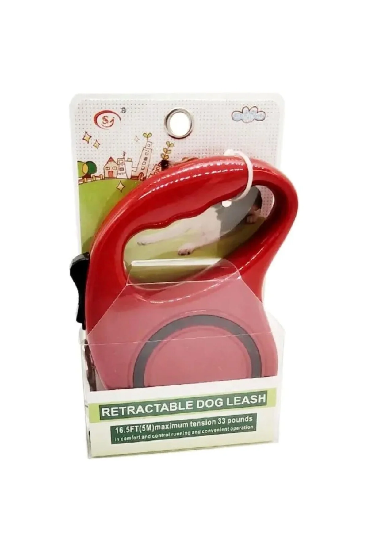 Köpekler İçin Premium 5 Metre Tuş Kontrollü Makaralı Tasma Kayışı