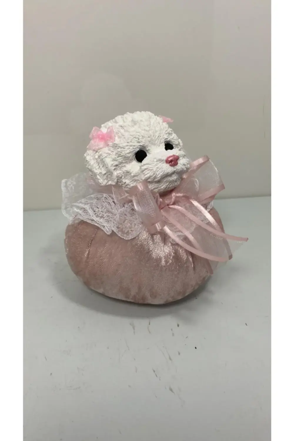 Elif Aksesuar Köpekli Kapı Stoperi (Pembe)