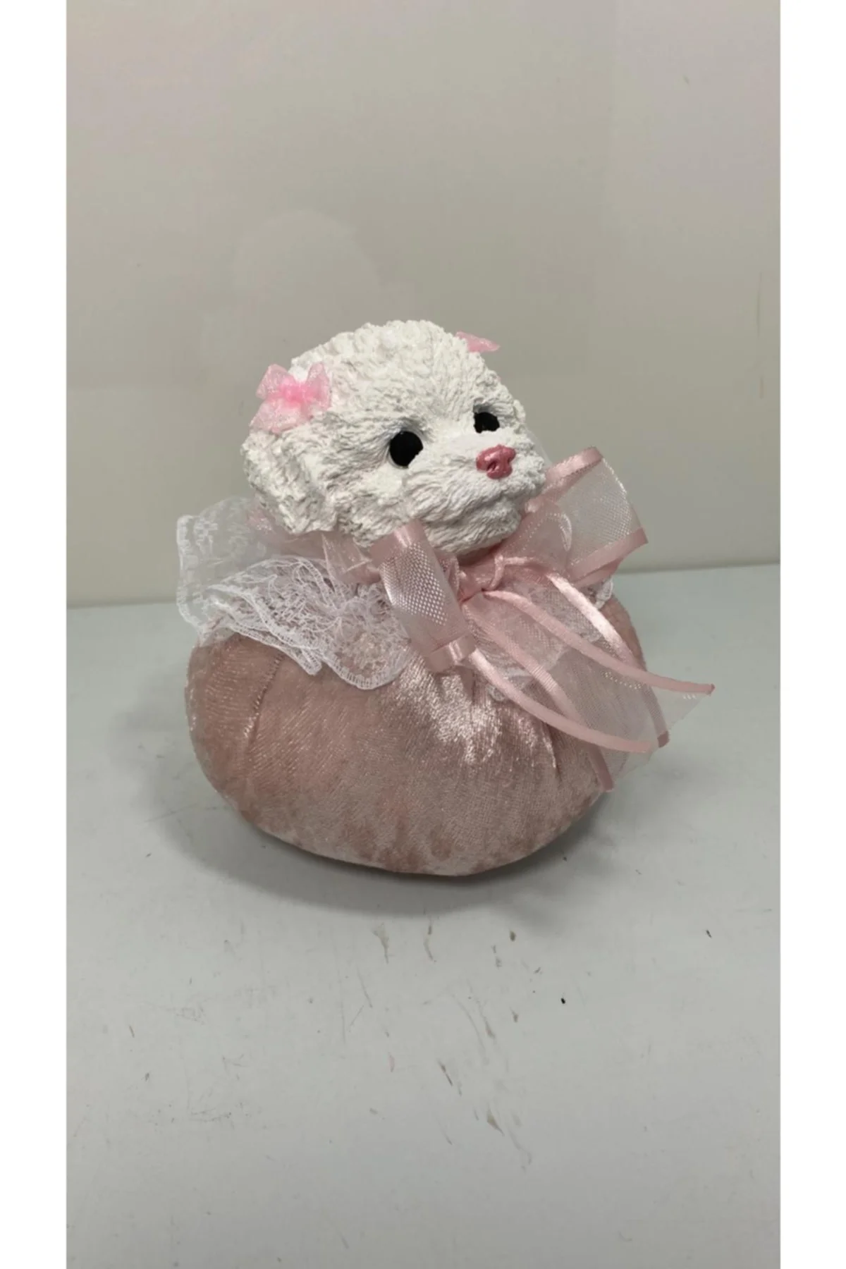 Köpekli Kapı Stoperi (pembe)