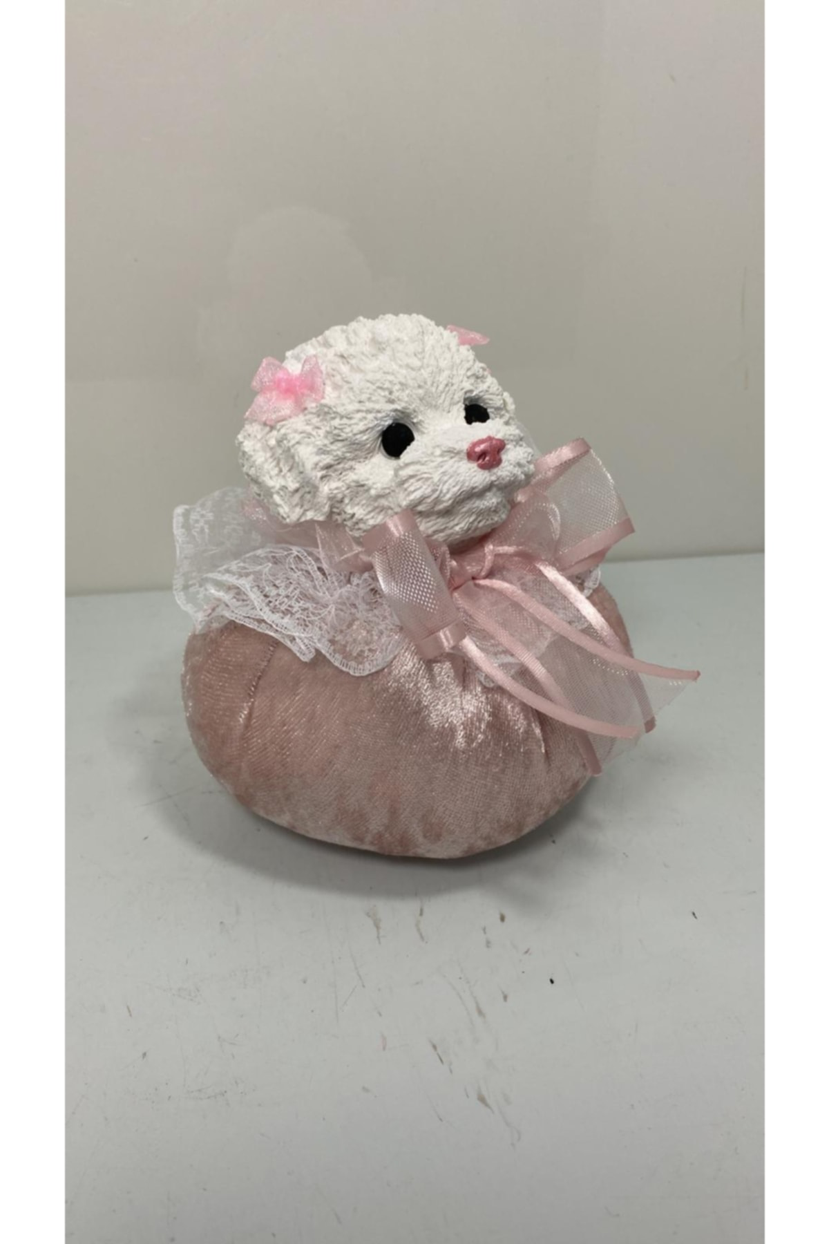 Elif Aksesuar Köpekli Kapı Stoperi (Pembe)