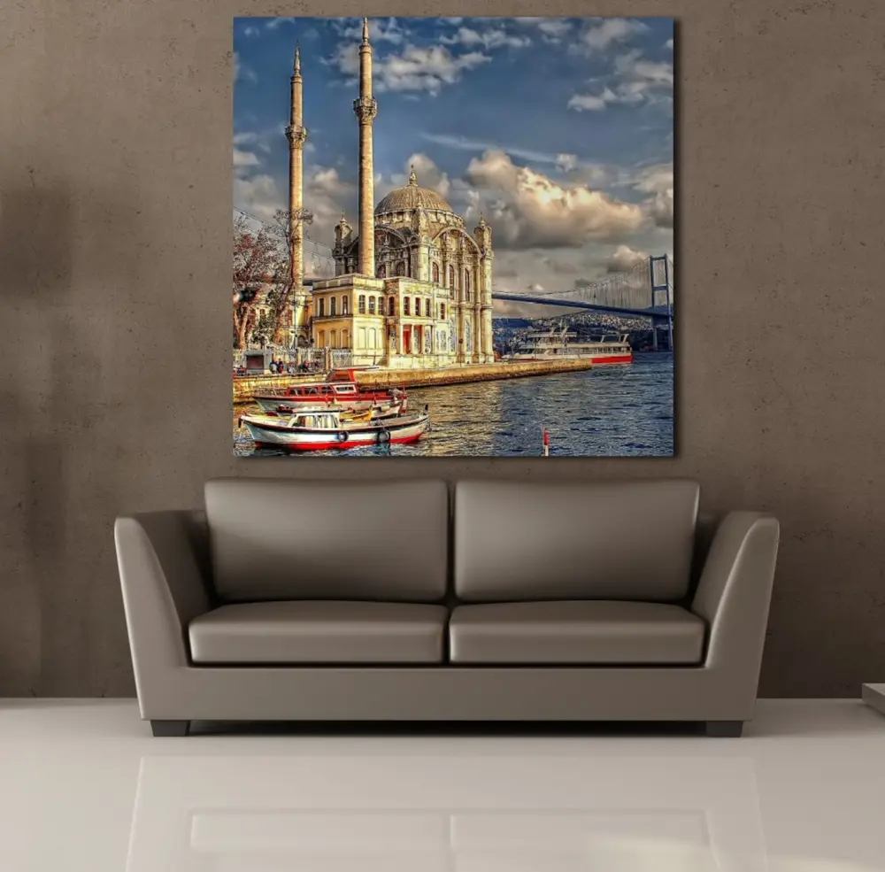 KÖPRÜ CAMİ KANVAS TABLO KÖPRÜ CAMİ KANVAS TABLO