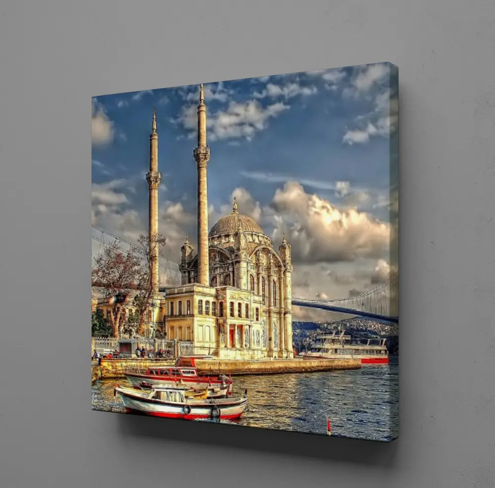 KÖPRÜ CAMİ KANVAS TABLO KÖPRÜ CAMİ KANVAS TABLO