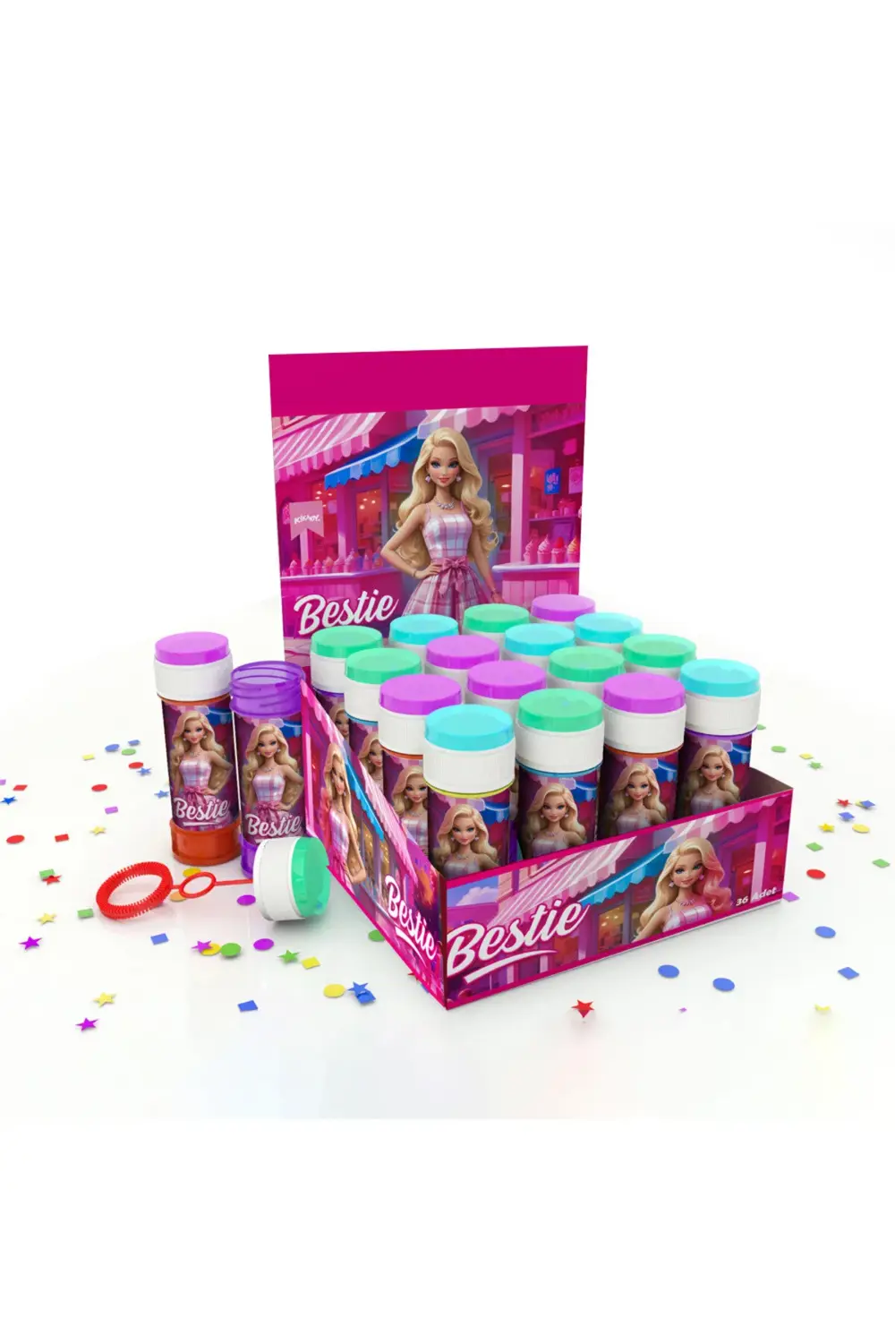 Köpük Balon Stantlı 36lı Bestie