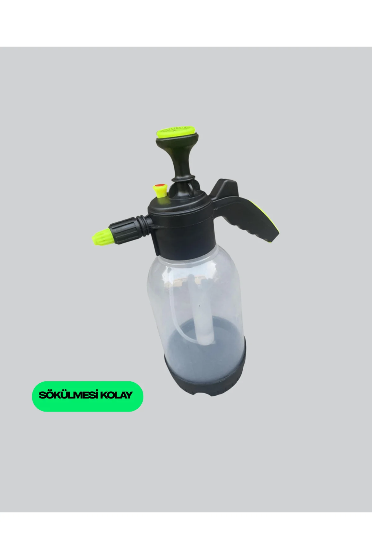 Köpük Püskürtücü 2 Litre Dayanıklı Manuel Basınçlı Yıkama Şişesi 