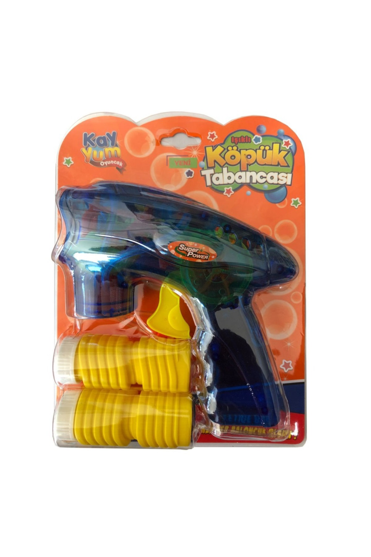 Oyuncak Store Köpük Tabancası - Baloncuk Tabancası - Bubble Gun - İşıklı Köpük