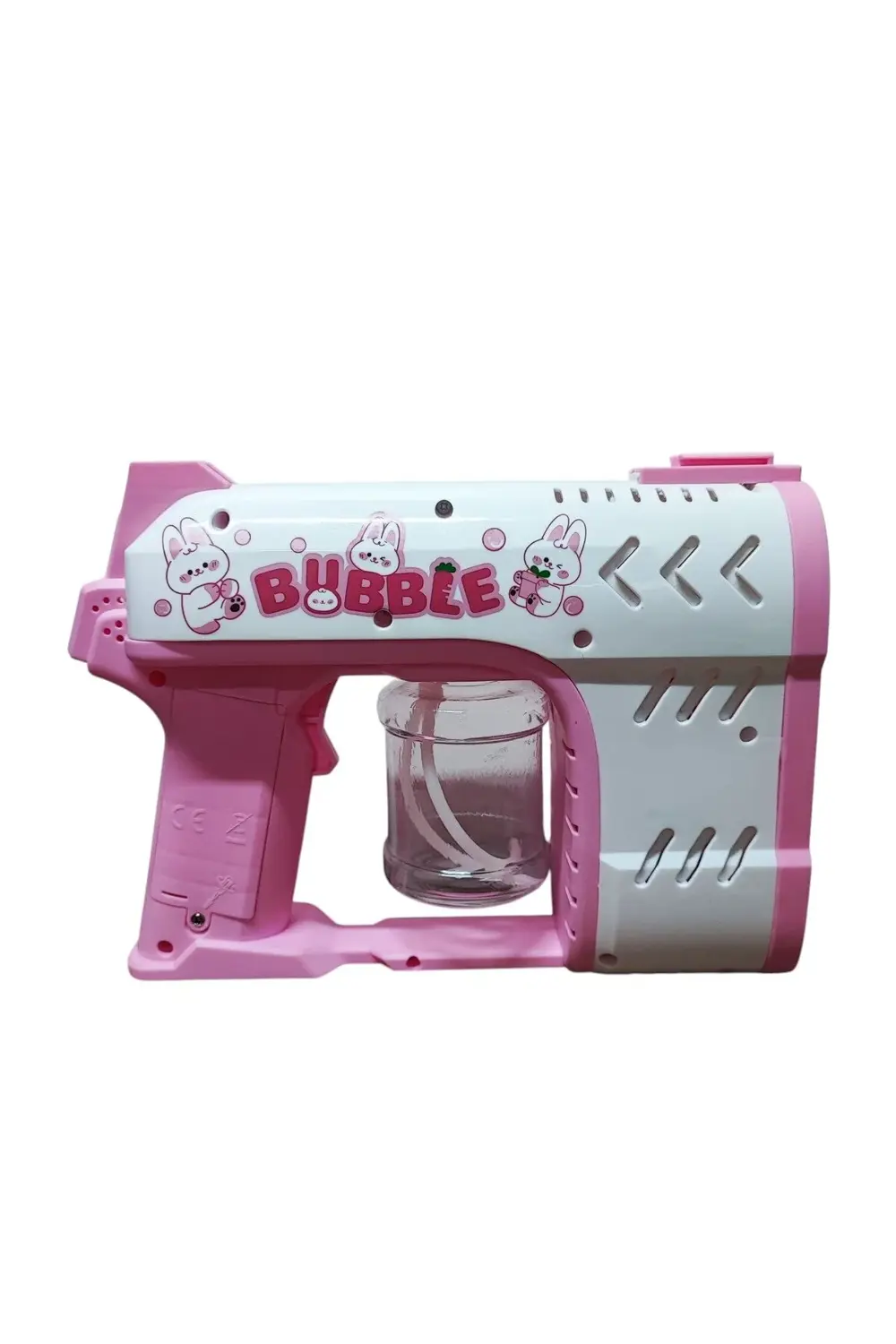 Köpük Tabancası Baloncuk Tabancası Çift Çıkışlı Pilli Işıklı