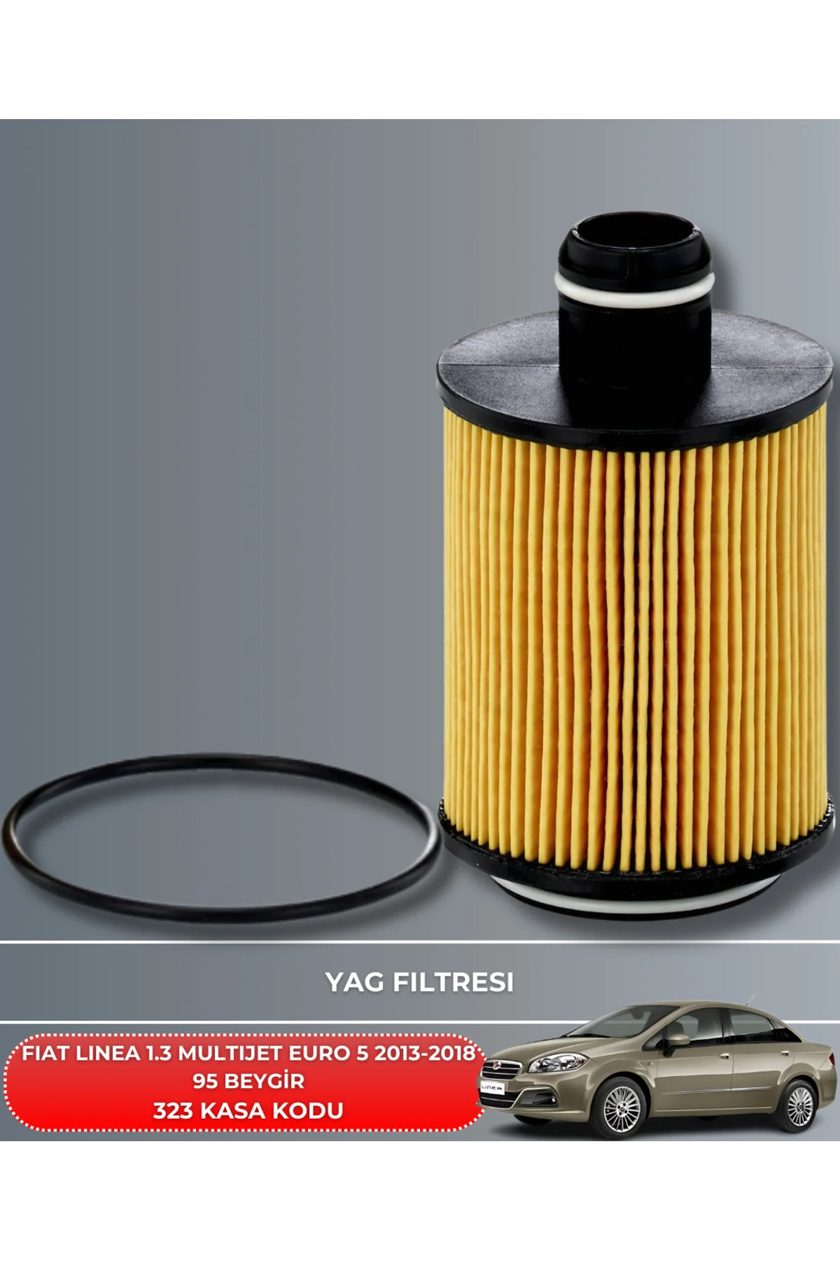 KOPYA - FIAT LINEA 1.3 MULTIJET EURO 5 2013-2014-2018 95 BEYGİR FİLTRE - YAG BAKIM SETİ