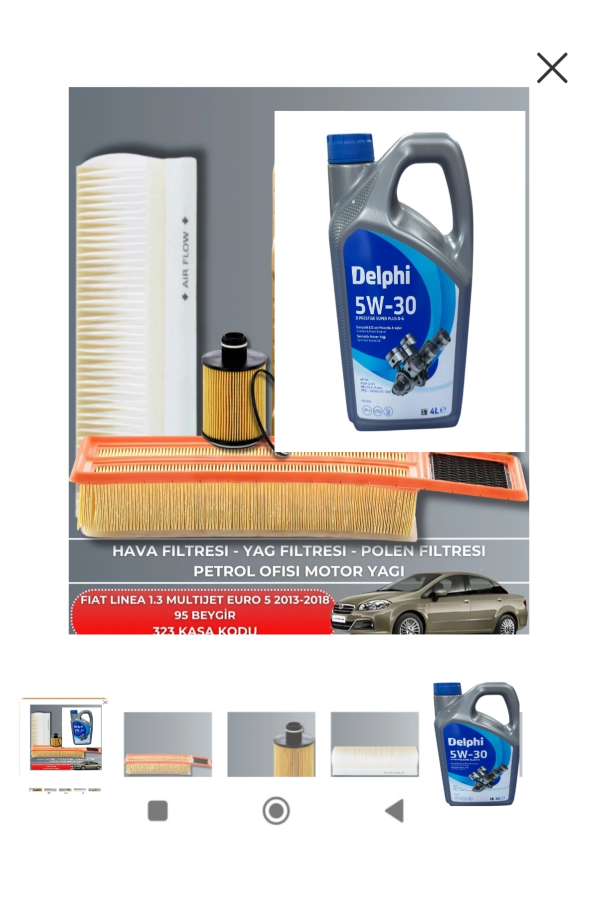 Delphi Kopya - Fiat Linea 1.3 Multijet Euro 5 2013-2014-2018 95 Beygir F