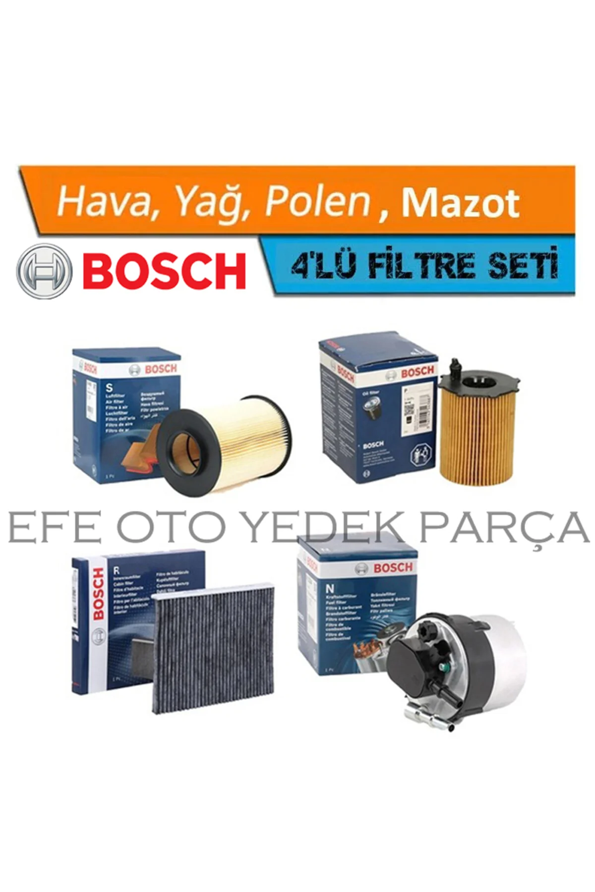 KOPYA - Ford Focus 2.5 1.6 Tdci Dizel Filtre Bakım Seti 2007-2010