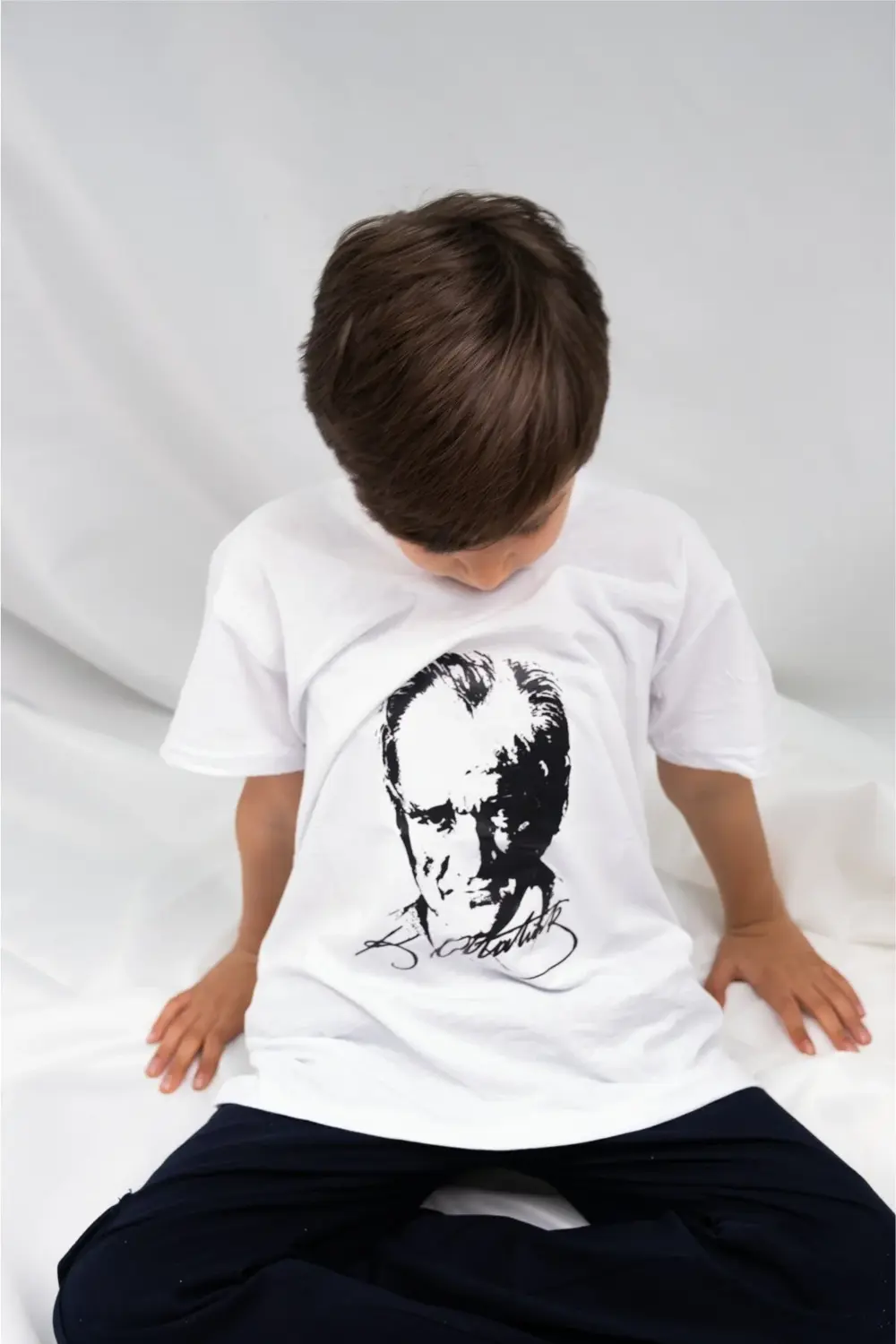 KOPYA - Kırmızı Ay Yıldız Baskılı Tişört Tütü Etek Takımı