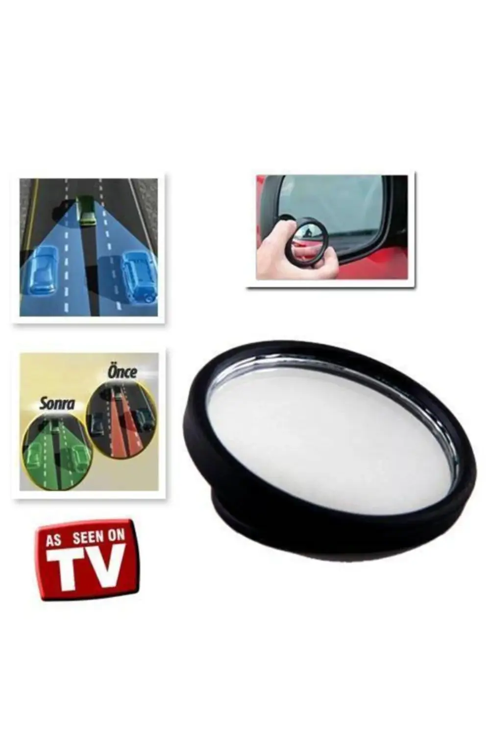 Kör Nokta Ayna Ayarlanabilir 360 Derece Dönen Kör Nokta Ayna Seti