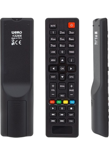 Korax  Hıtech Premıum Hd Korax Uydu Kumanda Sattubeli Siyah