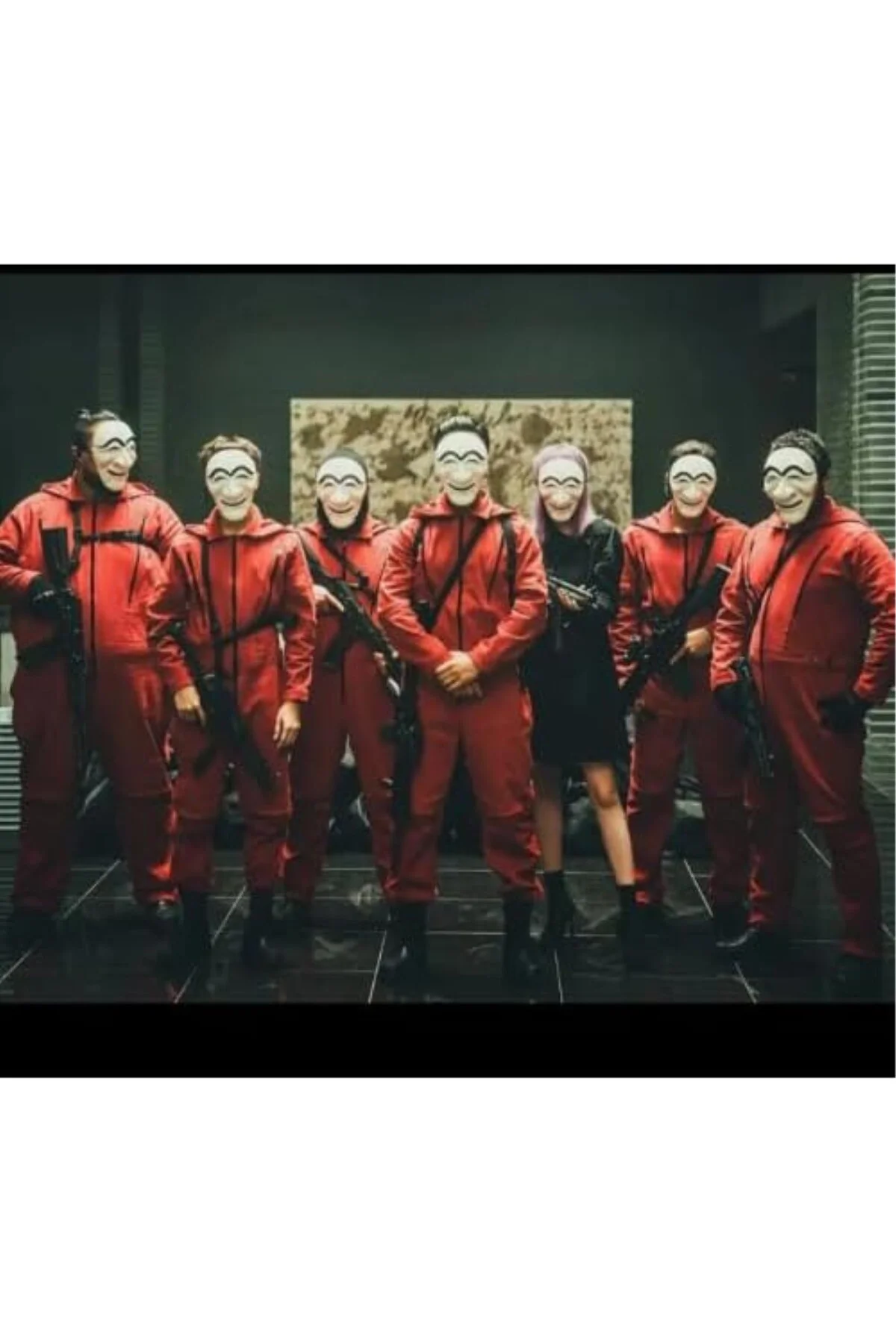 Koreli Hırsız Teatral Hahoe Maskesi - Dali Maskesi