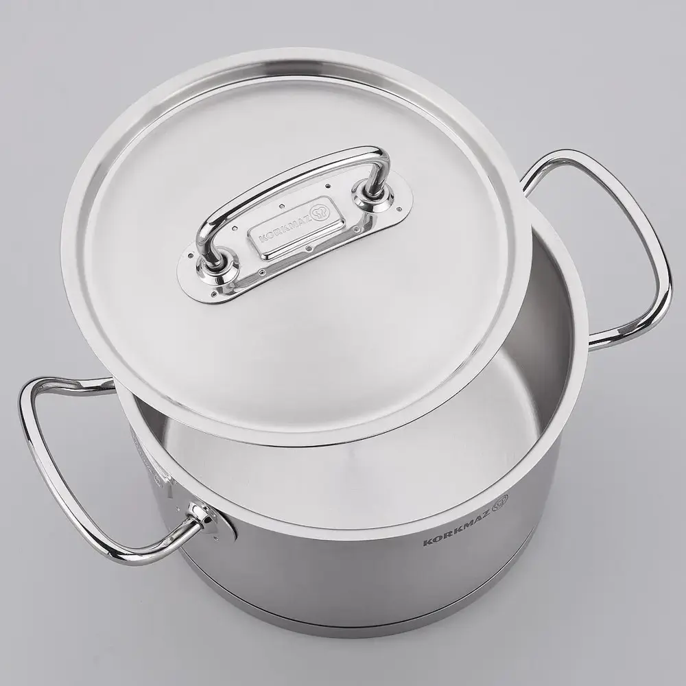 Korkmaz A1167 Proline Ekstra Derin Tencere 28x24 Cm (Satin)