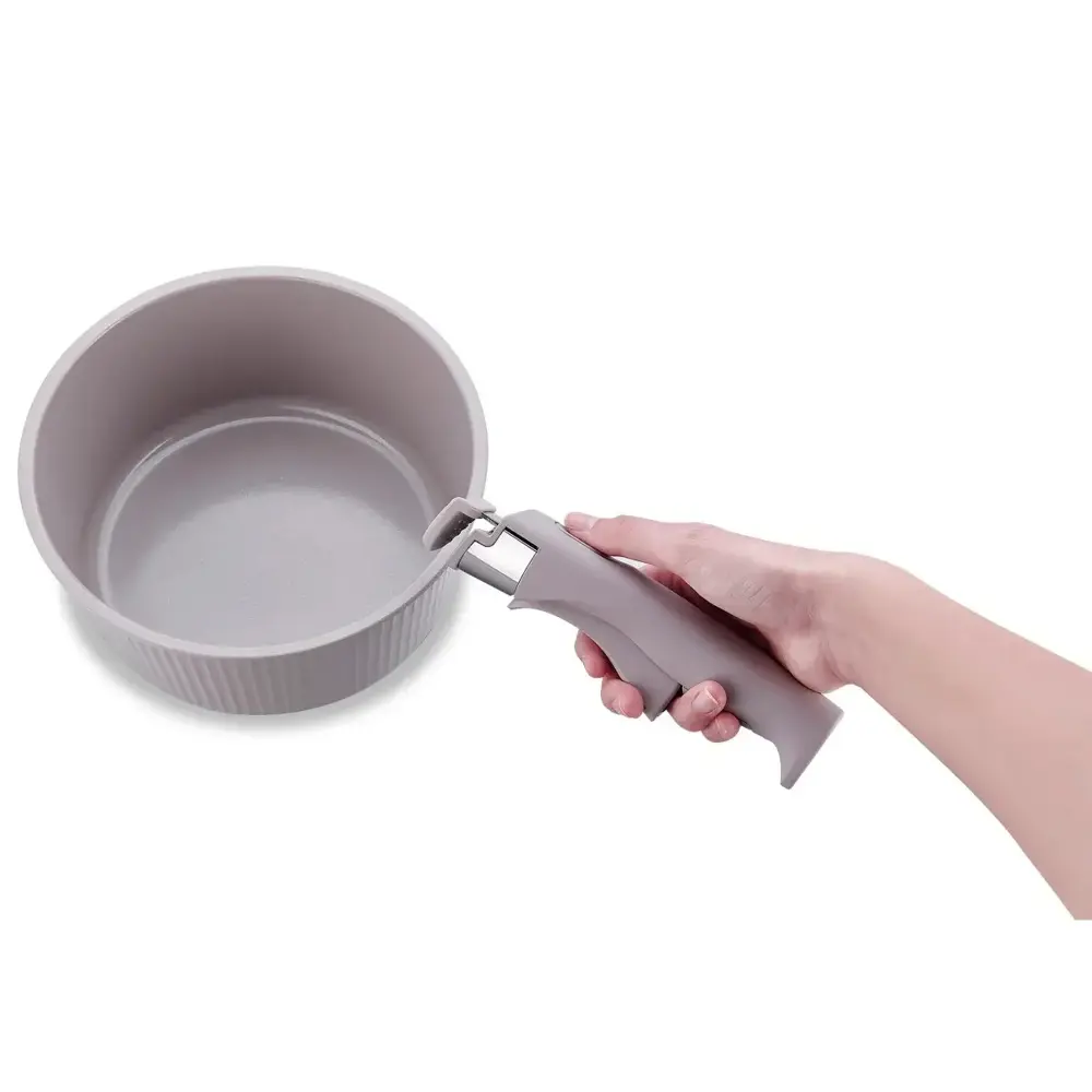 Korkmaz A2799 Pratika Çıkartılabilir Saplı 10 Parça Seramik Tence