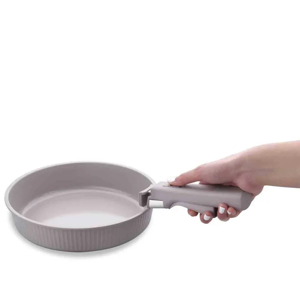 Korkmaz A2800 Pratika Çıkarılabilir Saplı 8 Parça Seramik Tencere