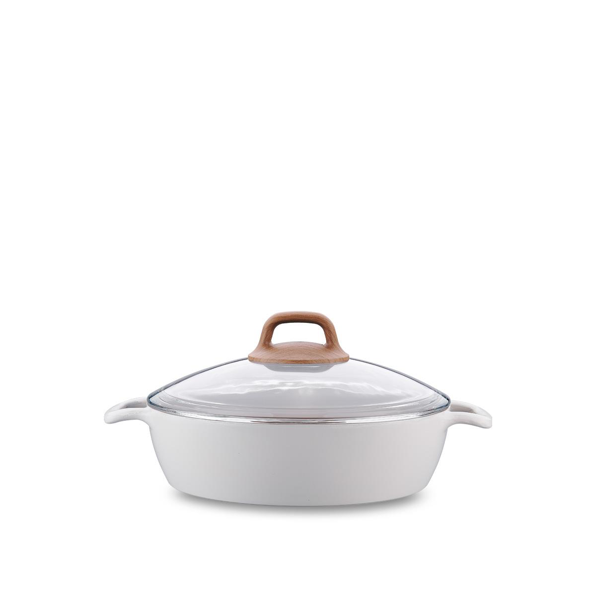Korkmaz  A2982 Gusto Seramik Kisa Tencere 26X7 Cm