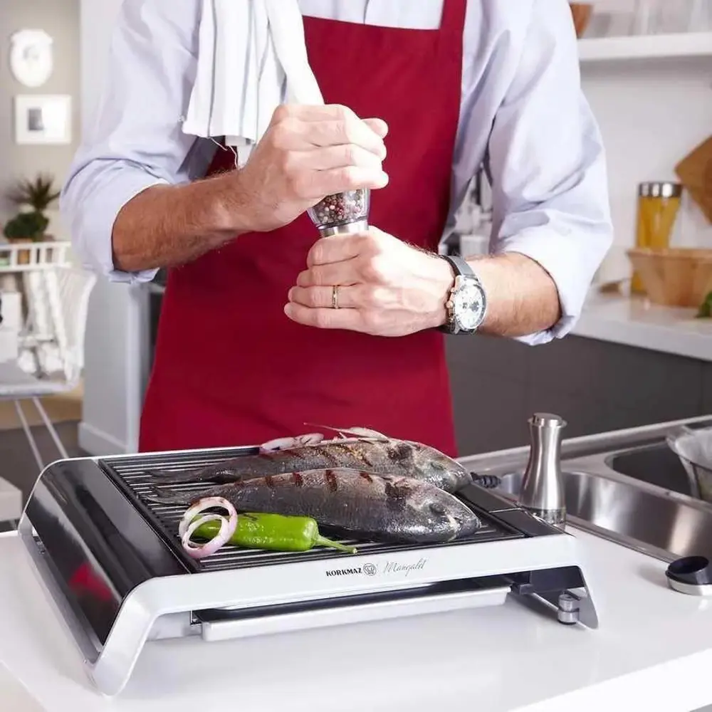Korkmaz A333-02 Mangalet Granit Barbekü Grill BBQ