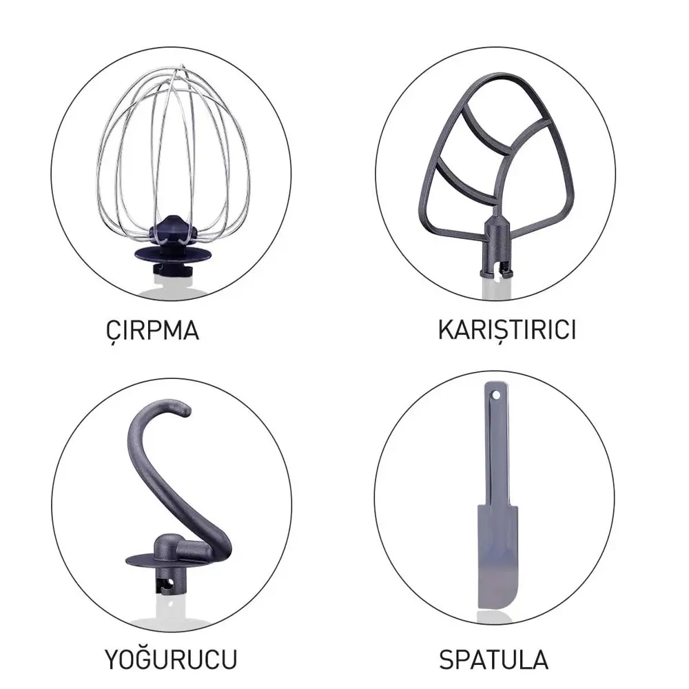 Korkmaz A470-03 Pro Mix Kırmızı Stand Mikser Korkmaz A470-03 Pro Mix Kırmızı Stand Mikser