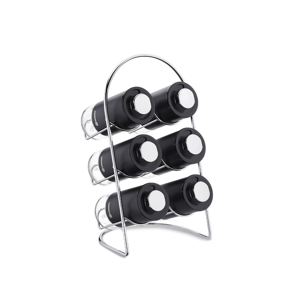 Korkmaz  A5523-3 Stora Plus Siyah 7 Parça Baharat Seti 