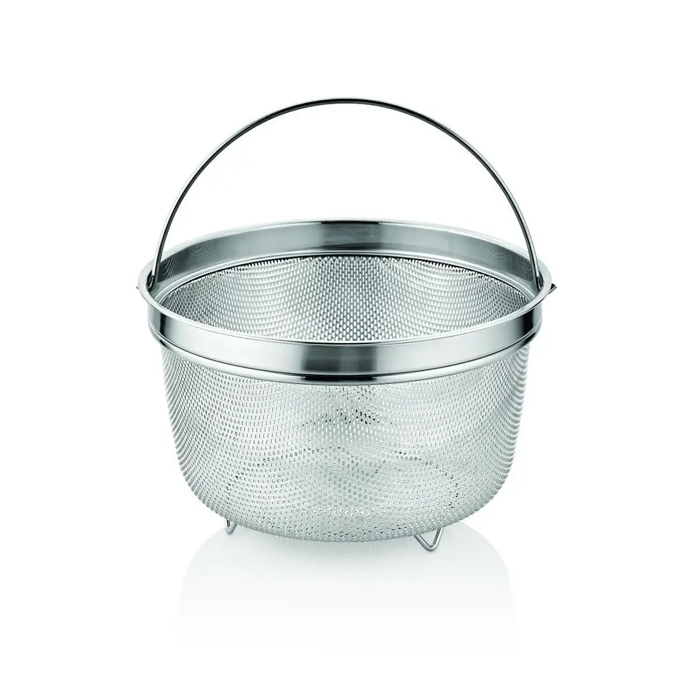 Korkmaz A757 Twisty Kulplu Yuvarlak Kevgir Süzgeç 21.5 Cm