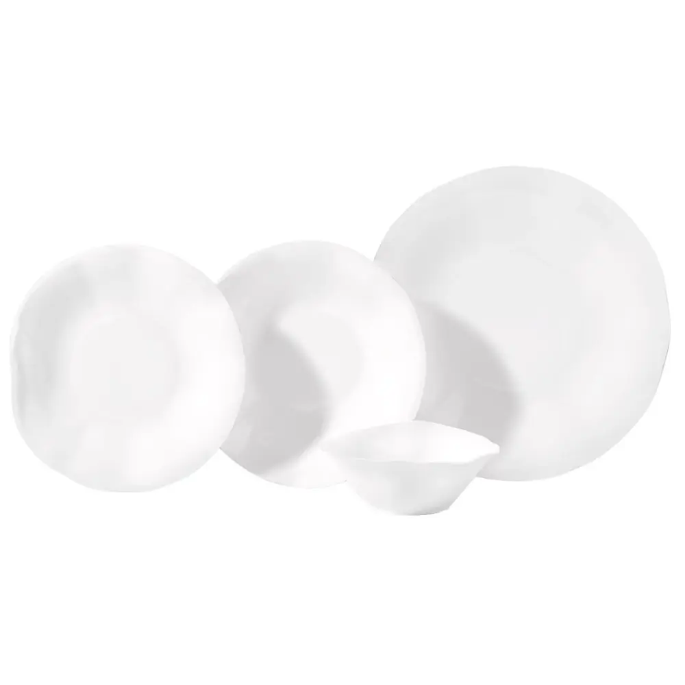 Korkmaz A9800 Rosa Collection 30 Parça Sade Porselen Yemek Takımı