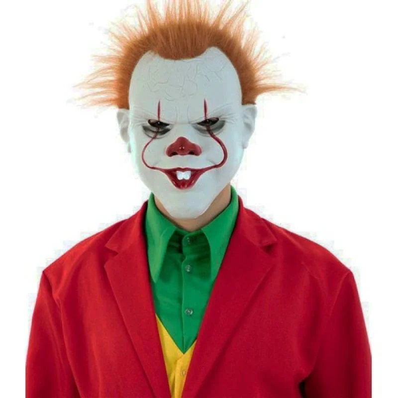 Korkutucu Joker Maskesi Parti ve Karakter Kostümü Aksesuarı
