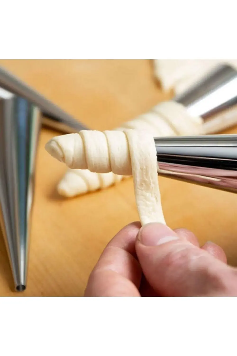 Nar Kalıp Korne Kalıbı Torpil Huni Tatlı Kalıbı 12 Cm 12 Adet