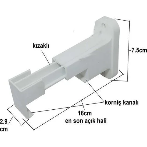 Korniş L Ayak - Duvar Montajı İçin Sağlam Destek Braketi Fiyatı, Yorumları ve Özellikleri