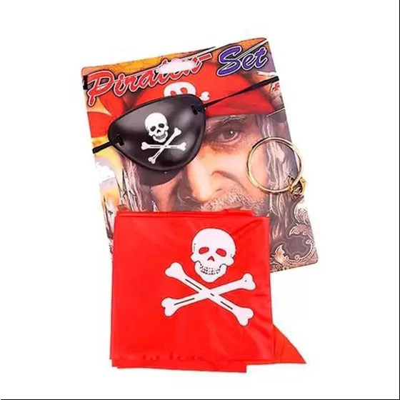 Korsan Bandana Korsan Göz Maskesi Ve Korsan Küpesi 3 Lü Kostüm Se Korsan Bandana Korsan Göz Maskesi Ve Korsan Küpesi 3 Lü Kostüm Se