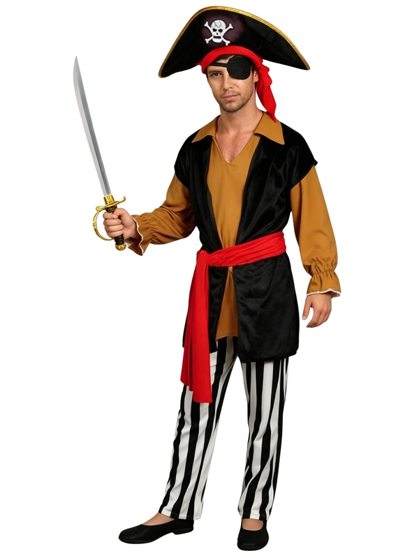 Korsan Jack Sparrow Kostümü Yetişkin Korsan Jack Sparrow Kostümü Yetişkin