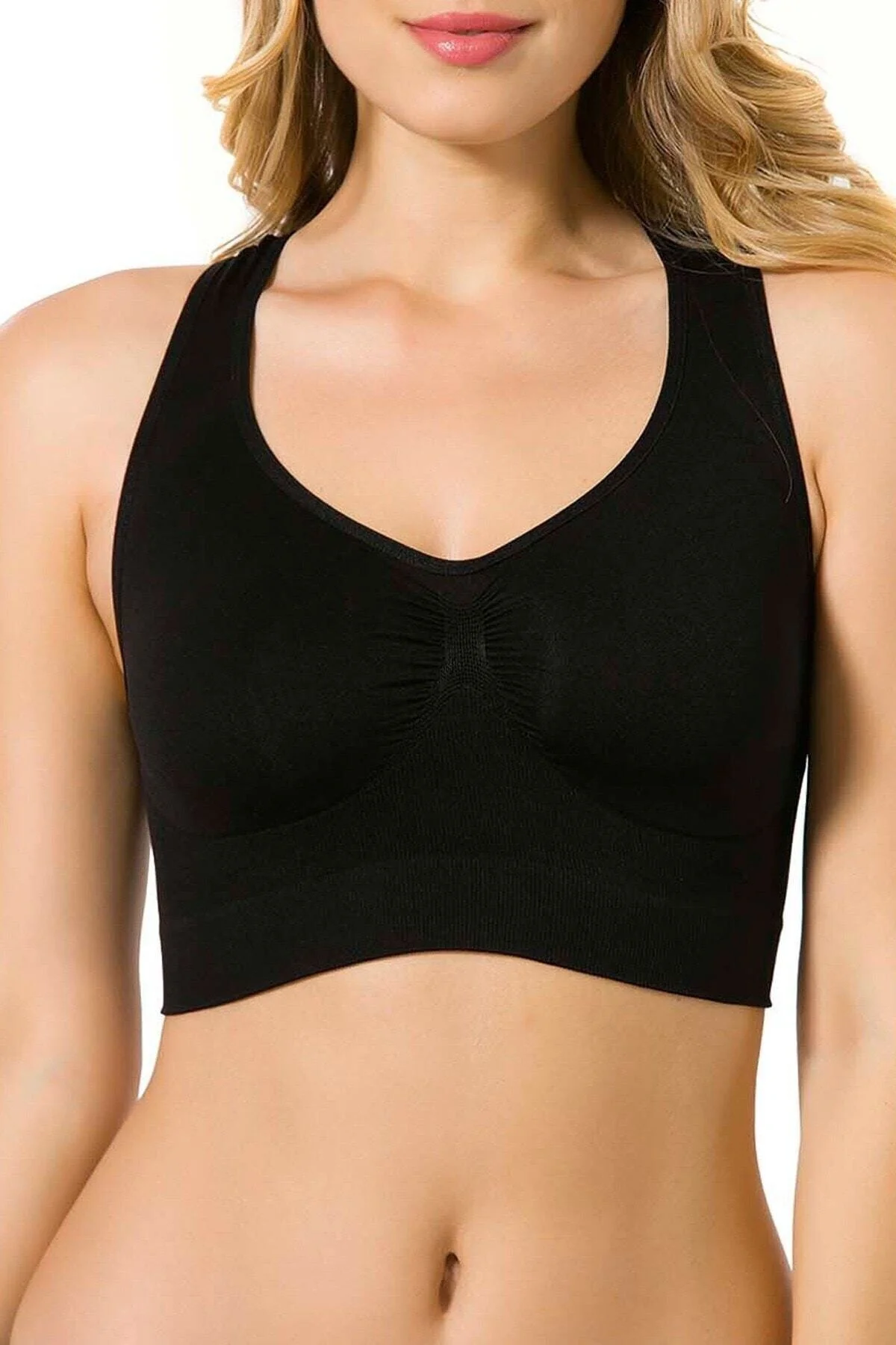 KORSE 4001 - 2 ADET Seamless Kalın Askılı Sporcu Büstiyer  | AVANTAJLI PAKET