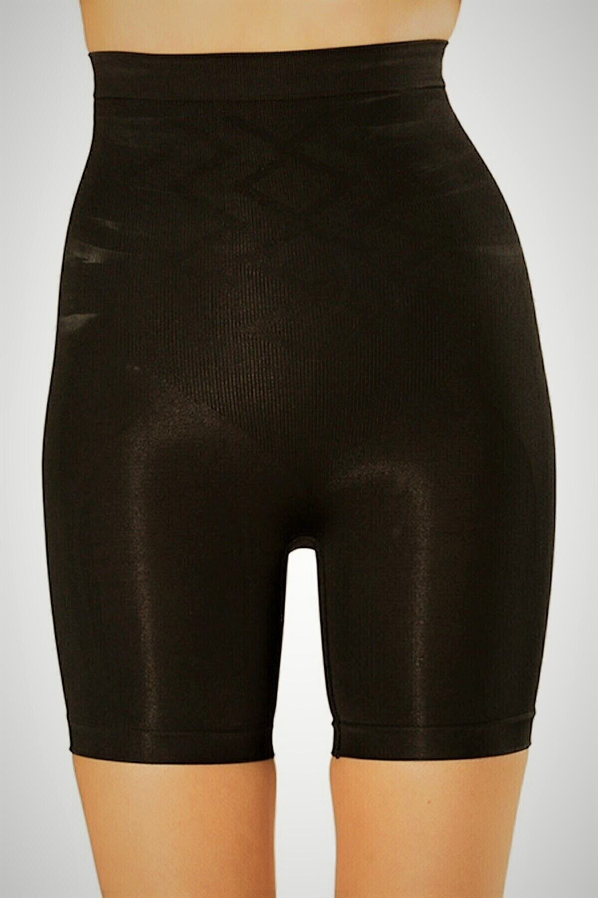 Korse Yüksek Bel Paçalı Korse Siyah