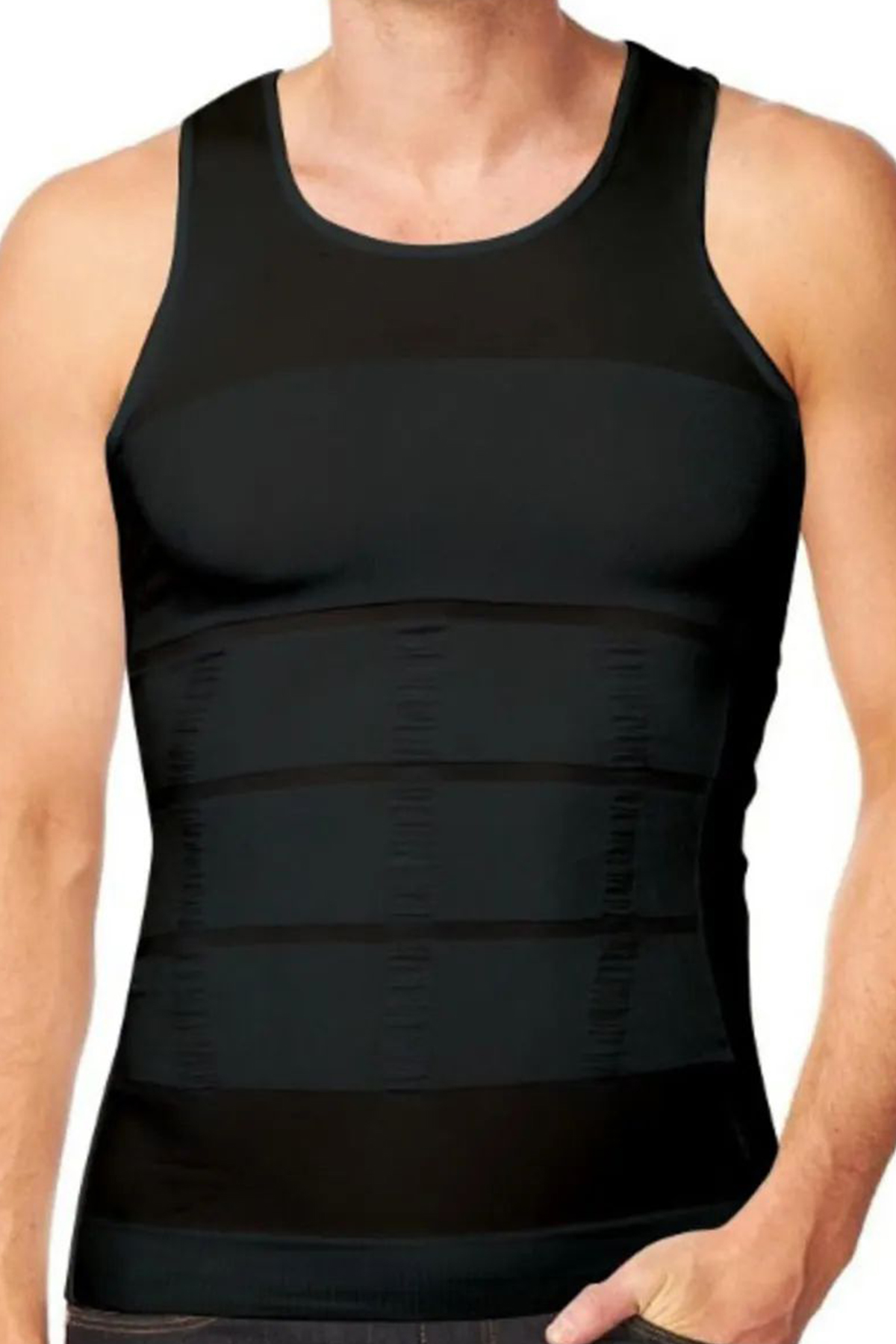 Just Cheap Store Korseli Erkek Atlet - 500 Siyah