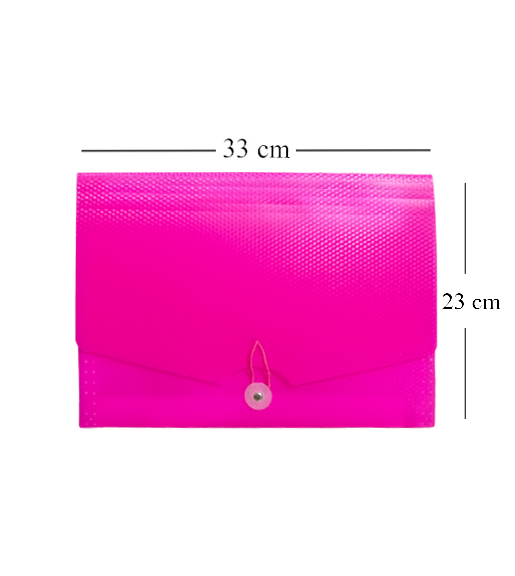 Limmy Körüklü Dosya 13 Bölümlü Cepli - Pembe