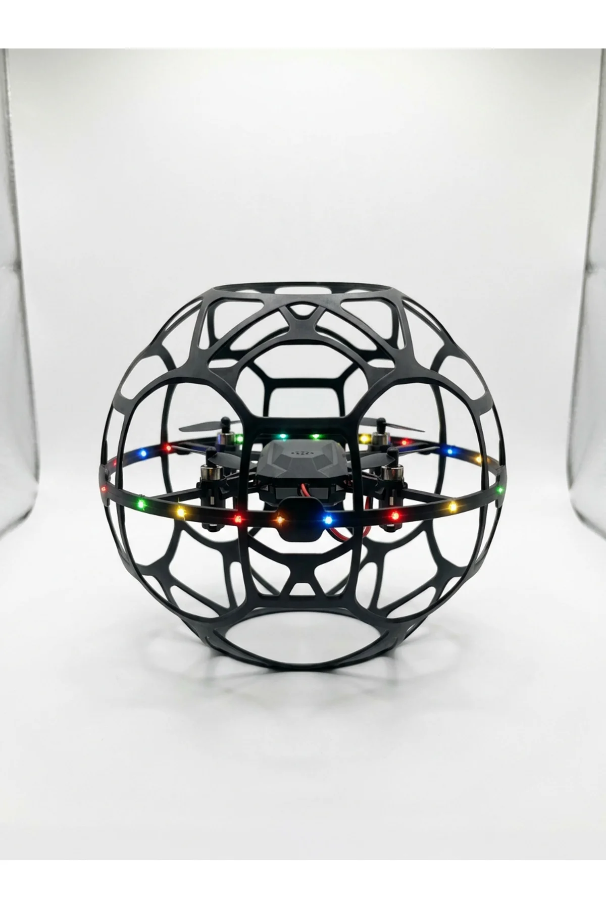 Koruyucu Kafesli Dron El Hareketiyle Kontrol Edilebilen Uçan - Görsel 4