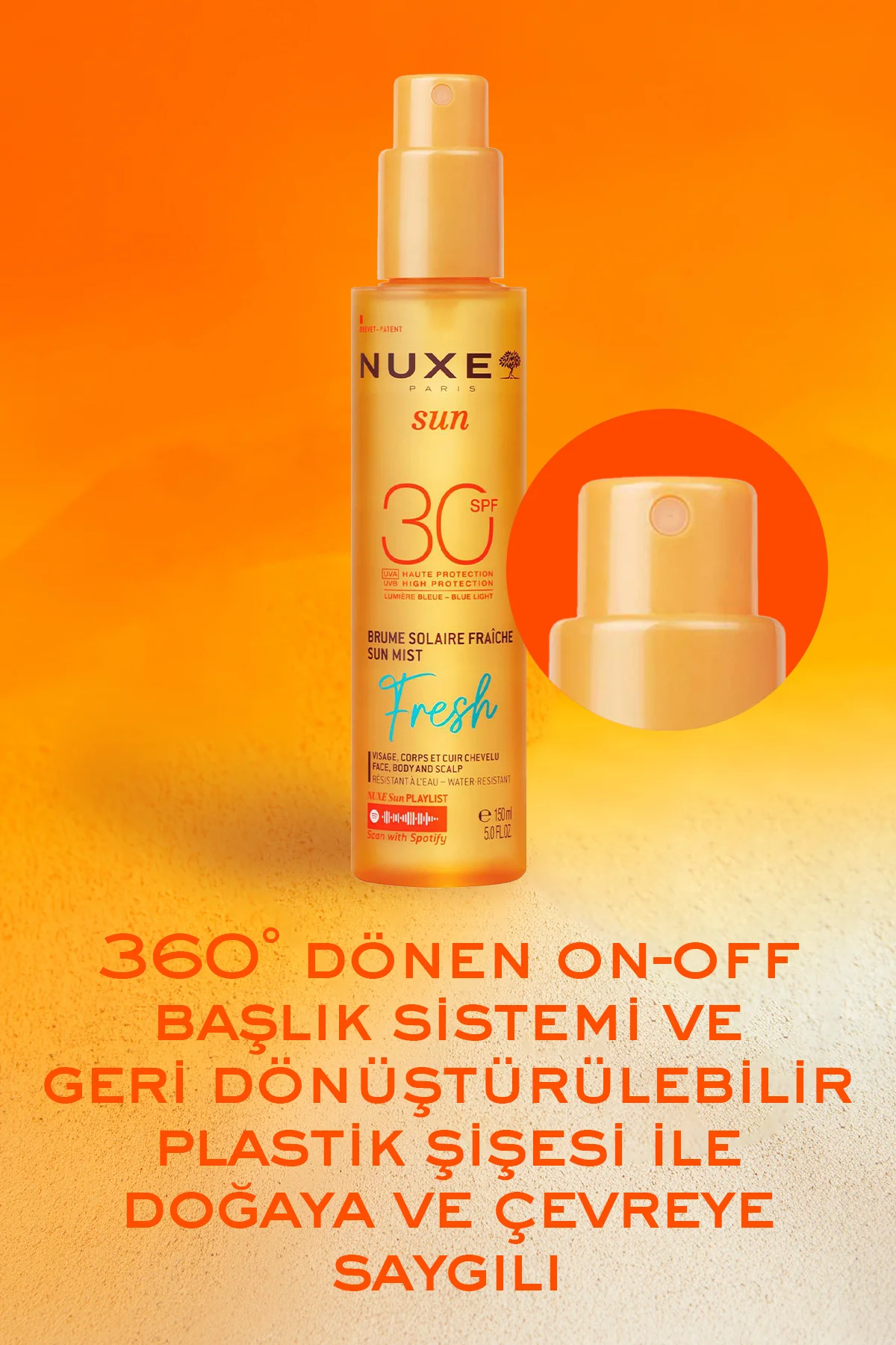 Koruyucu ve Ferahlatıcı Güneş Mist SPF 30 150 ML