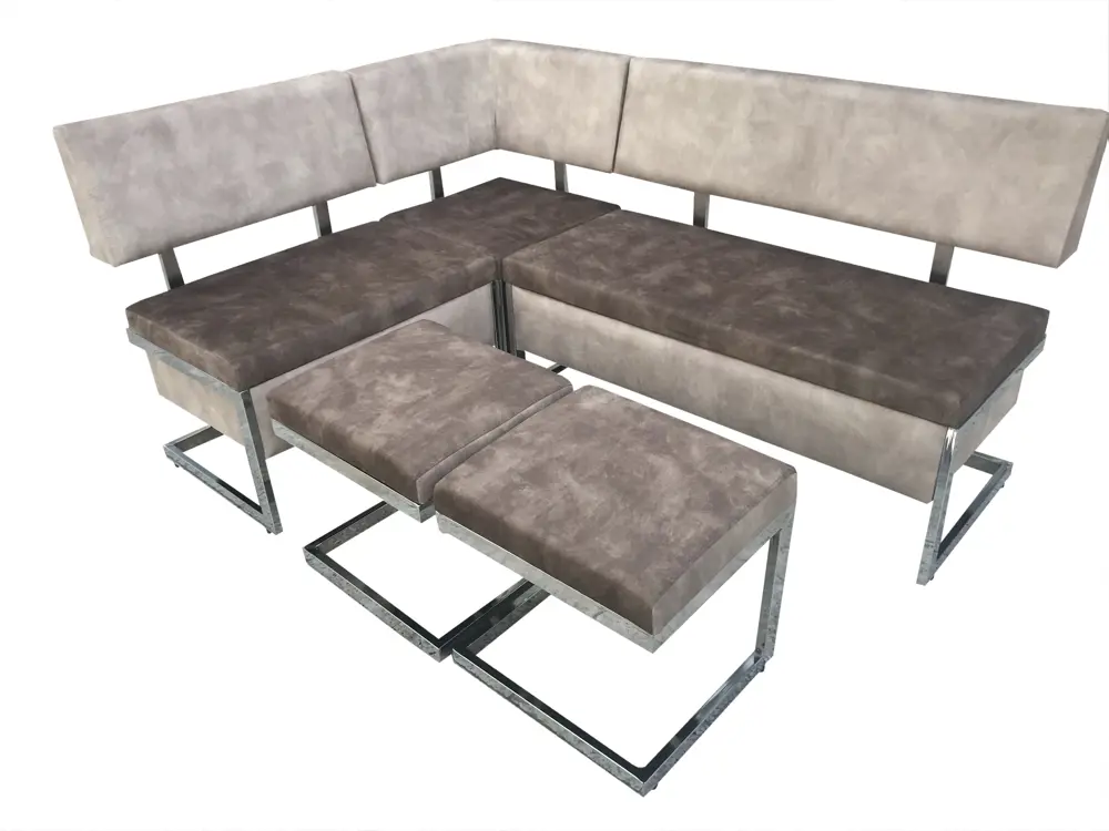 Köşe 12439 Takım Mutfak C LOCA Model Metal nikelaj Kaliteli kumaş