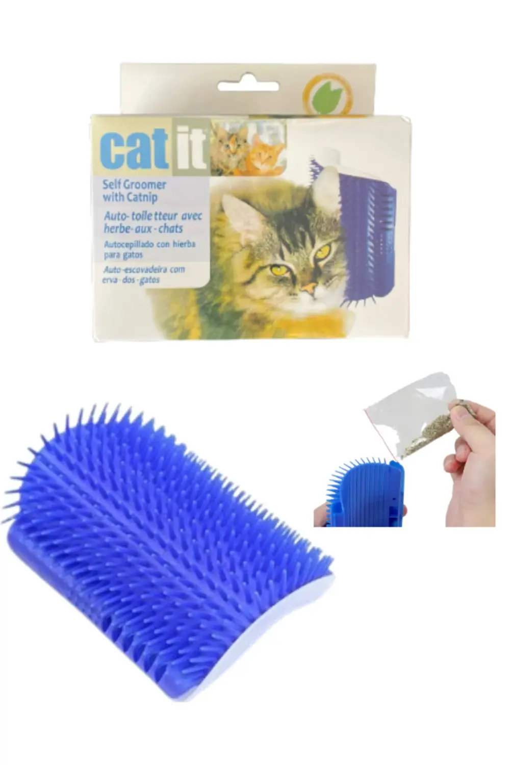 Köşe Kaşıma Kedi Çim Destekli Tüy Toplama