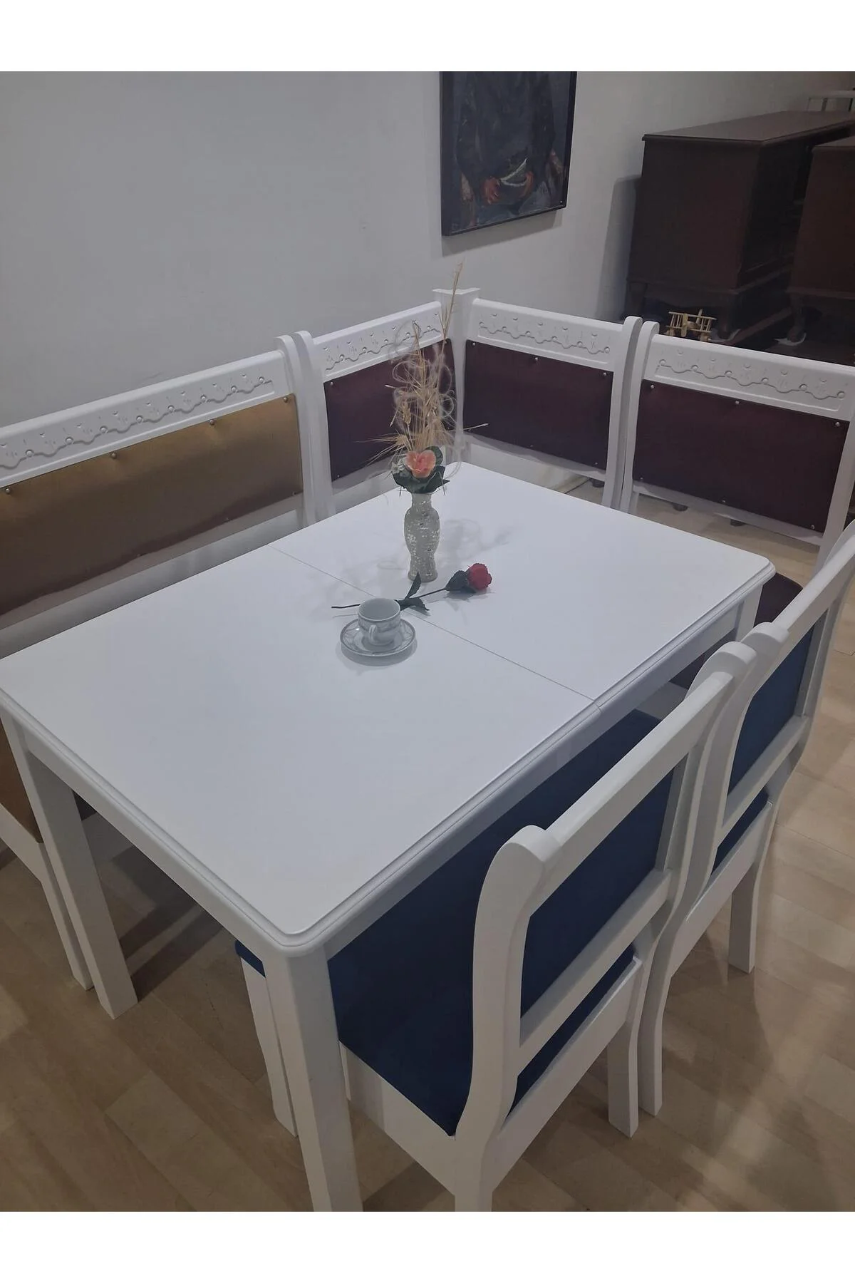 Köşe Mutfak 90689 Model Ahşap Açılır Masa Babyface Kumaş Parlak Lake Beyaz 3 Renk Köşe Mutfak 90689 Model Ahşap Açılır Masa Babyface Kumaş Parlak Lake Beyaz 3 Renk