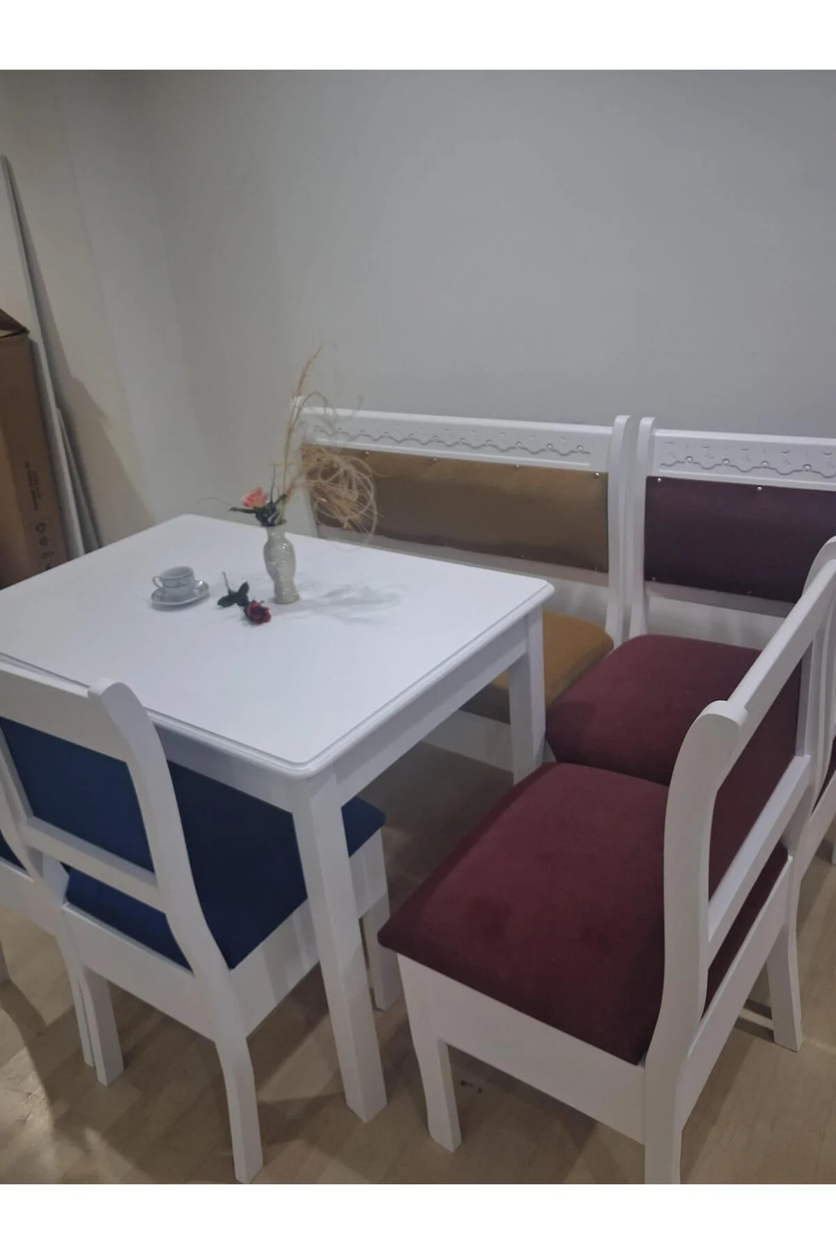 Köşe Mutfak 90689 Model Ahşap Açılır Masa Babyface Kumaş Parlak Lake Beyaz 3 Renk Köşe Mutfak 90689 Model Ahşap Açılır Masa Babyface Kumaş Parlak Lake Beyaz 3 Renk - Görsel 3