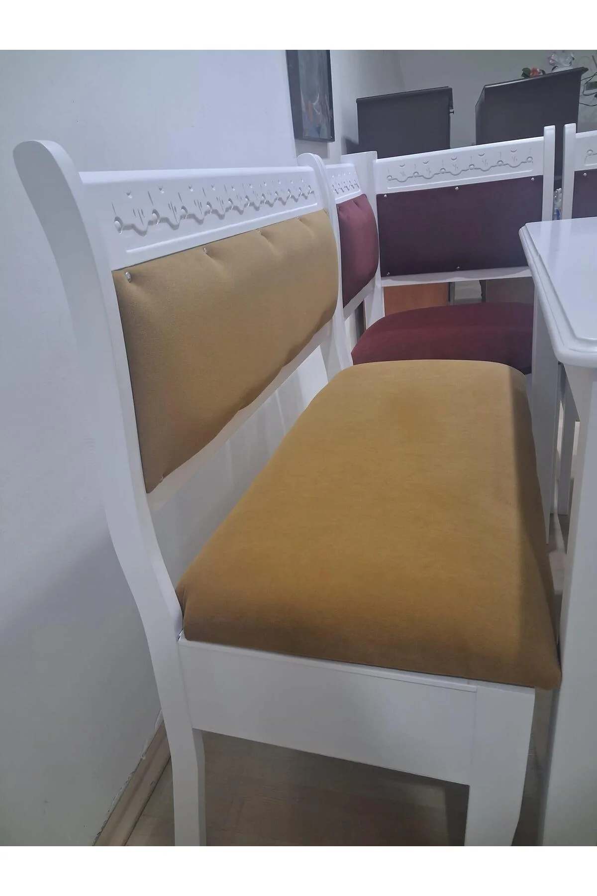 Köşe Mutfak 90689 Model Ahşap Açılır Masa Babyface Kumaş Parlak Lake Beyaz 3 Renk Köşe Mutfak 90689 Model Ahşap Açılır Masa Babyface Kumaş Parlak Lake Beyaz 3 Renk - Görsel 8