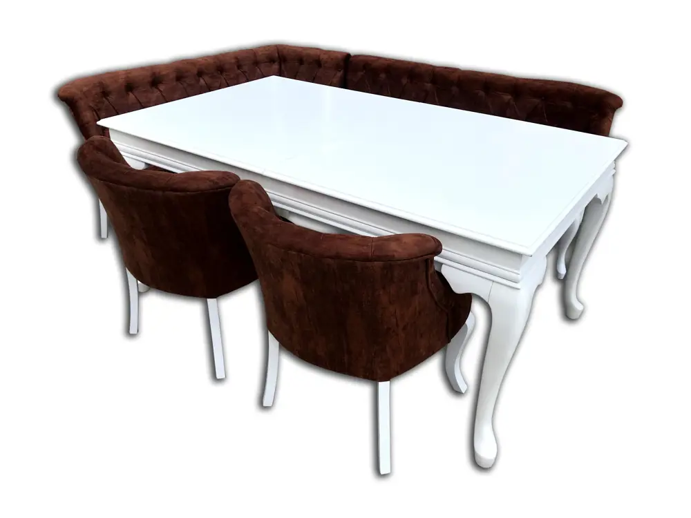 Köşe Takım 13770 Mutfak C LOCA Kayın Aslan ayak Kalite kumaş döşe