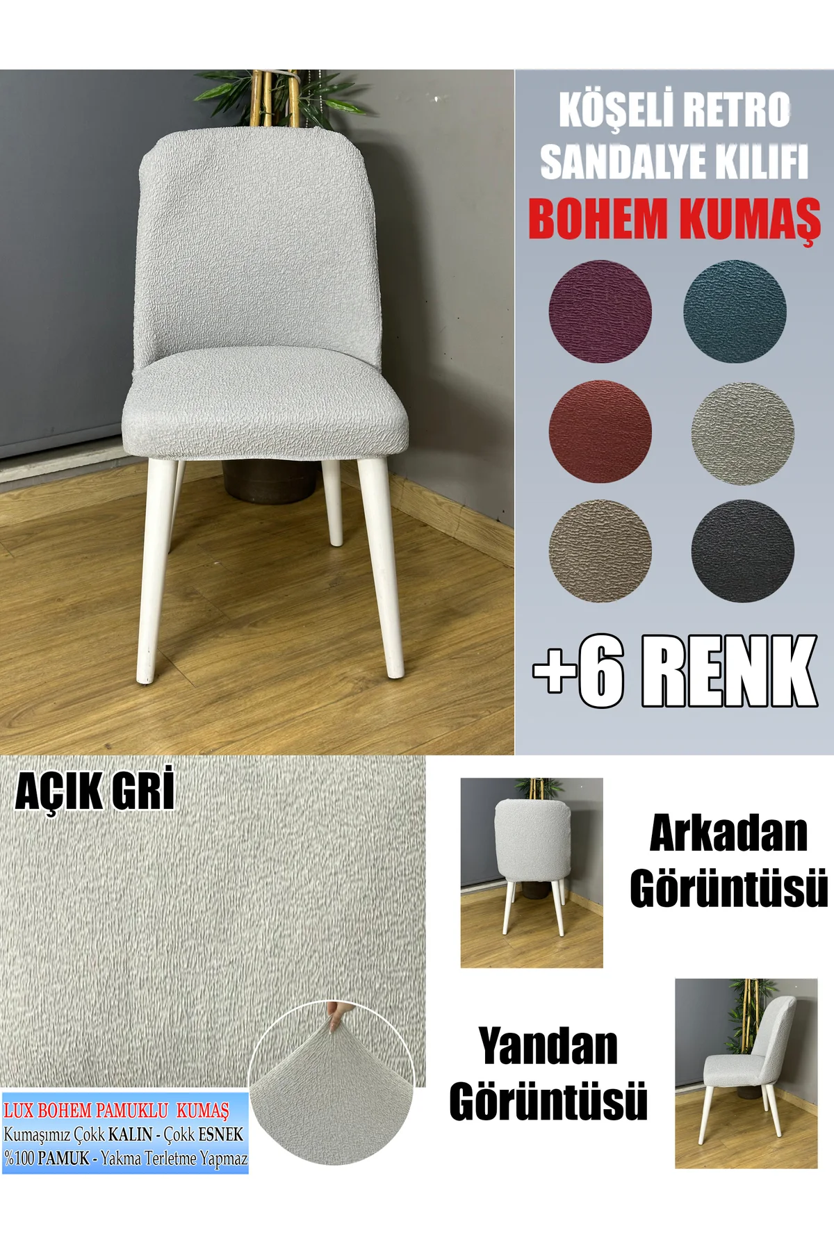 KÖŞELİ RETRO SANDALYE KILIFI LÜX BOHEM KUMAŞ ÇOK KALIN %100 PAMUK KÖŞELİ RETRO SANDALYE KILIFI LÜX BOHEM KUMAŞ ÇOK KALIN %100 PAMUK