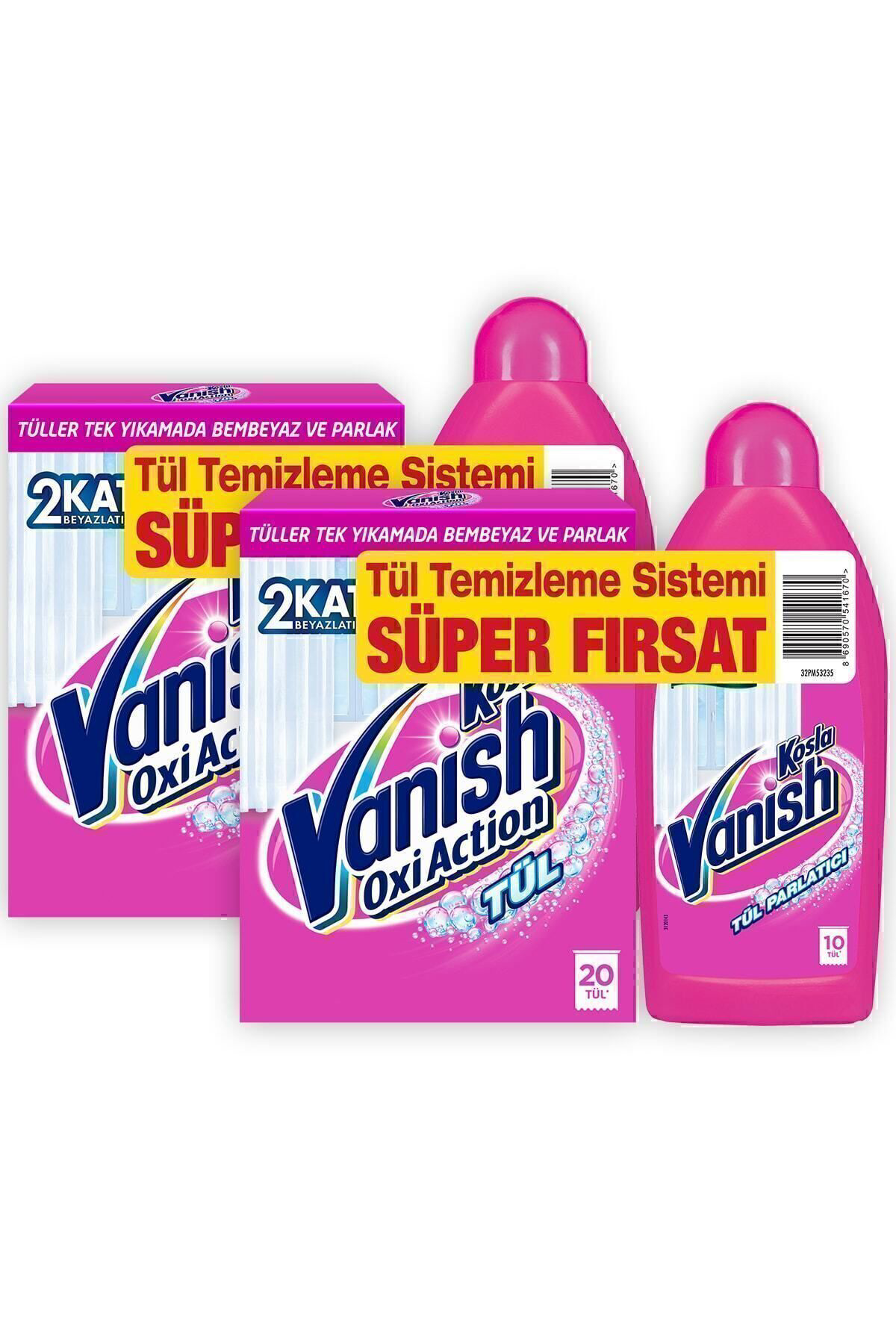Kosla Tül Temizleyici Set (TOZ 450GR PARLATICI 450ML) X2